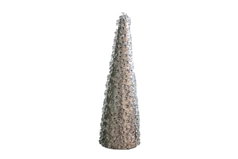 Silver Christmas Tree Isolated On A Transparent Background 22219031 Png