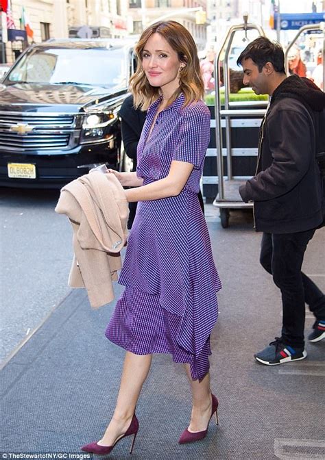 Up For The Treble Rose Byrne Dons Three Darling Dresses In Nyc Star