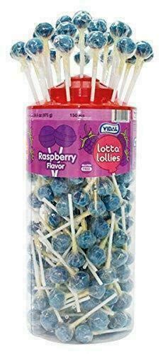 Vidal Sour Blue Raspberry Lollies Pack Of 150 For Sale Online Ebay