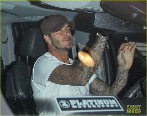 David Beckham Shows Off His Completely Tattooed Arms Photo 3550792