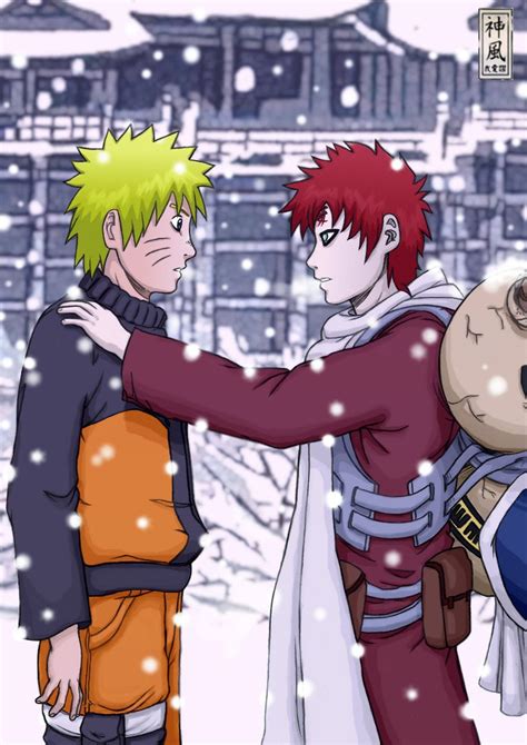 Gaara And Naruto I Love Their Friendship Naruto Saved Gaara From His