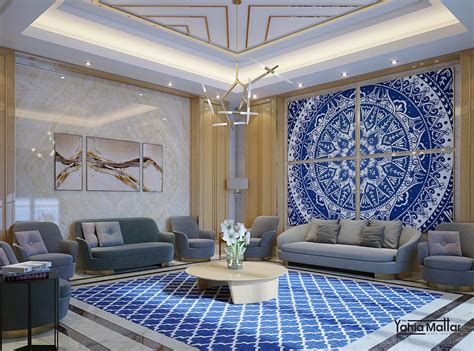 Luxury Living Room In Saudi Arabia On Behance