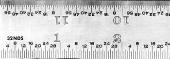 The tape measure is 1/2 scale with 1/32 increments. Tape Measure With 1 32 Increments : Steel Rule Types And Usage : In order to accurately measure ...