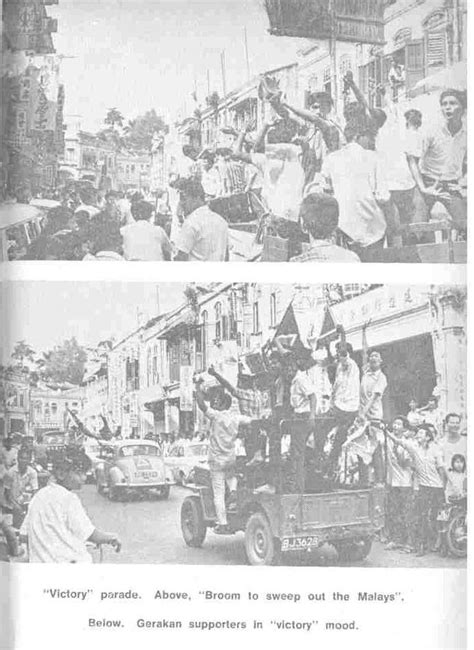 Racial riots and violence broke out in kuala lumpur after the 1969 general election which saw opposition parties making gains at the expense of the ruling barisan nasional coalition. DILAH: KESAN PERISTIWA 13 MEI 1969