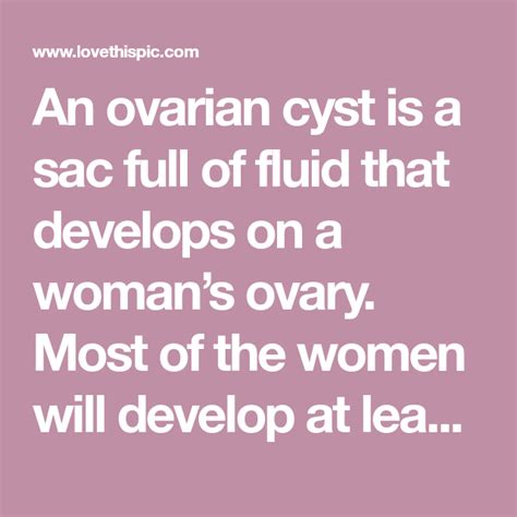 Clean The Ovary Cysts With The Best Recipes Cyst On Ovary Ovaries