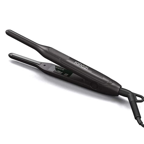 Kipozi Pencil Flat Iron Men03 Inch Titanium Small Beard Flat Iron For