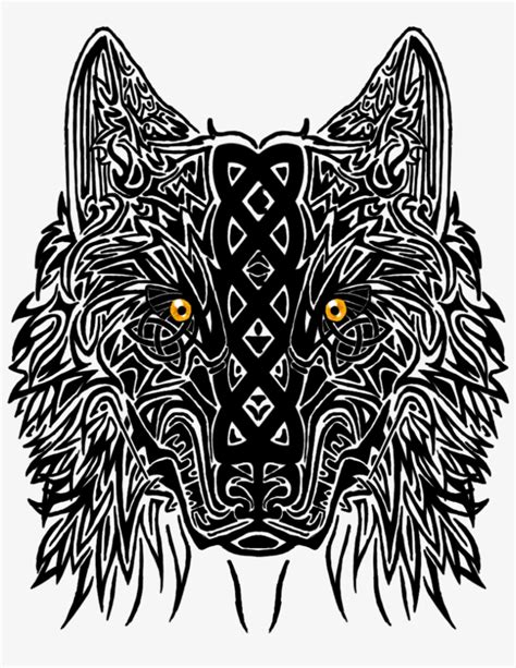 Celtic Wolf Tattoo By Dragonoir D4r5t4b Nordic Wolf Tattoo Designs