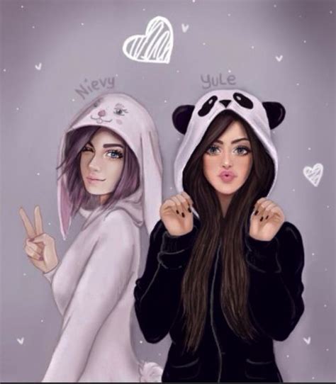 Don't let your friend see your answers. صور بنات كرتون مرسومة رمزيات بنات مرسومات | Best friend drawings, Drawings of friends, Girly m