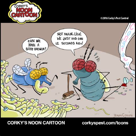 Corkys Noon Cartoon By Jeremy C Joseph By Corkys Pest Control