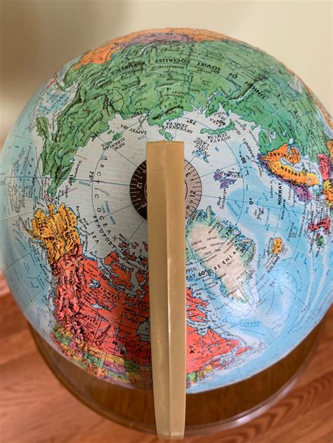 Vintage Small World Globe Replogle World Scholar Series 9 Etsy