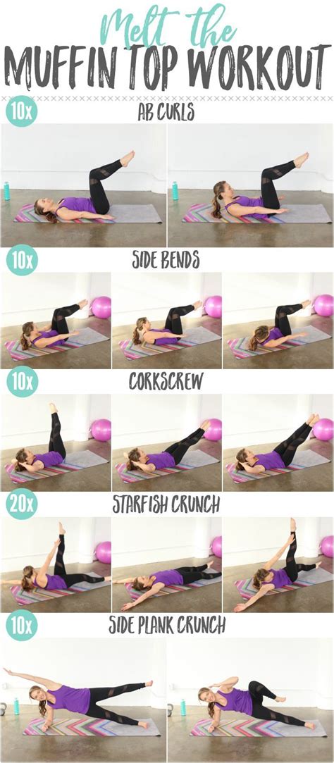 Melt The Muffin Top Workout Abs And Obliques Workout Oblique