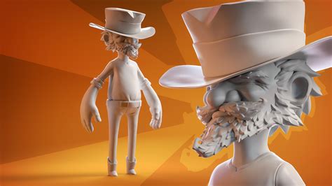 Sculpting The Wrangler Game Character Cg Cookie