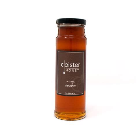 Bourbon Honey 12oz Cloister Honey The Happy Olive