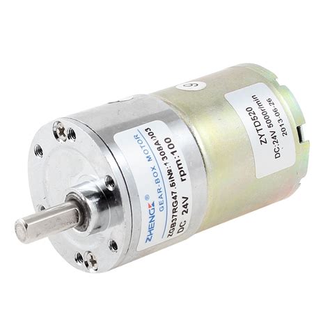 Dc 24v 100 Rpm High Speed Metal Gear Box Gearbox Electric Motor