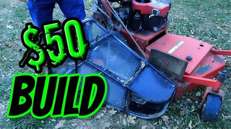 Diy Accelerator Style Bag Chute Blocker For Lawn Mower Youtube