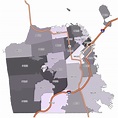 San Francisco Zip Code Map - GIS Geography
