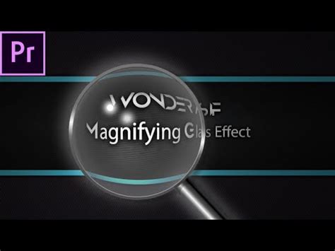 15 lower thirds that you can customize natively in adobe premiere. Magnifying Glass Effect | Adobe Premiere Pro Template ...