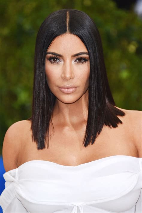 14 Looking Good Kim Kardashian Lob Haircut