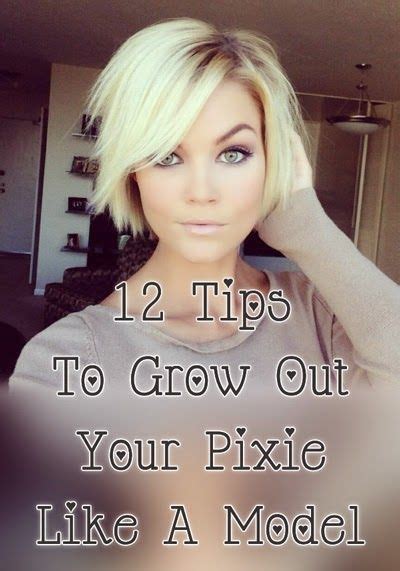 12 Tips To Grow Out A Pixie Like A Model Stylesaturday Growing Out
