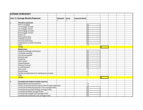 Monthly Expense Report Template Daily Expense Record Week 1 Free