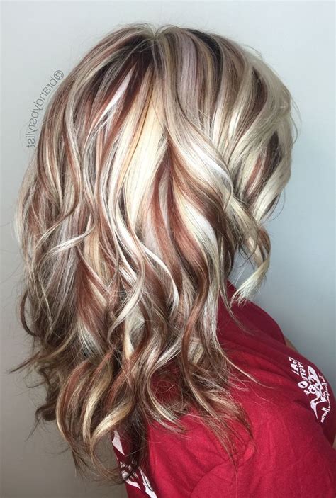Long, icy blonde hair becomes textured with choppy with jagged layers that make styling a piece of cake. Highlights And Lowlights For Strawberry Blonde Hair 1000 ...