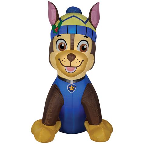 Paw Patrol Chase In Winter Airblown Christmas Inflatables