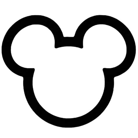 Free Mickey Mouse Head Silhouette Vector Download Free Mickey Mouse