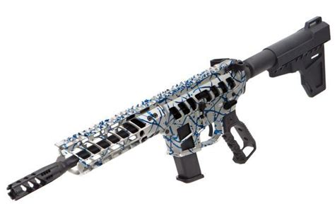 F Firearms Udp Mm Skeletonized Pistol Naked Blue Splash Gun Deals