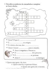 Atividades sobre amor ao próximo Ensino religioso Educação religiosa Atividades de religião