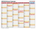School Calendars 2023/2024 - Free Printable PDF templates
