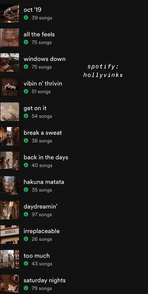 Spotify Hollyvinkx Best Spotify Playlists Playlist