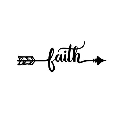 Free Faith Arrow Svg