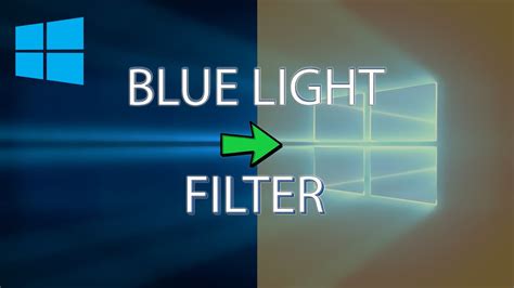 Turn On Blue Light Filter Windows 10 Youtube