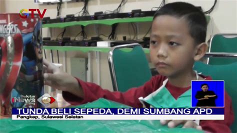 Bantu Tenaga Medis Siswa Sd Di Sulsel Sumbang Tabungan Untuk Beli Apd