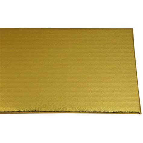Ocreme Gold Log Cake Drum Board 11 X 6 X 14 Thick Pack Of 10 Log