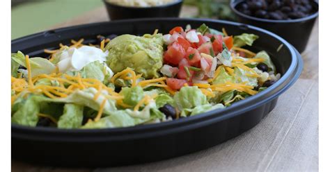 Taco Bell Cantina Power Bowl Healthy Vegetarian Fast Food Options
