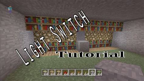 Minecraft has a lot of blocks, but what if they had more? Minecraft Light Switch Tutorial - YouTube