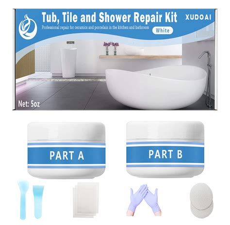 Bathtub Repair Kit 5oz White For Repairing Bathtubs Ceramic Tiles
