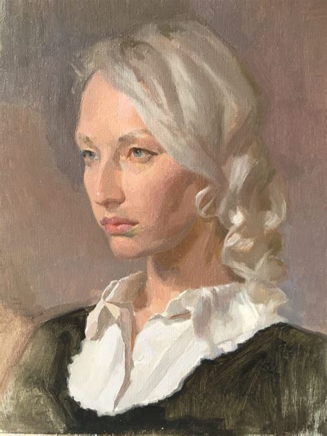 Portrait Painting In Oil Anastasia Pollard Spring 2022 Art Draw Paint