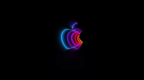 Apple Event 2022 Wallpaper 4k Colorful Apple Logo