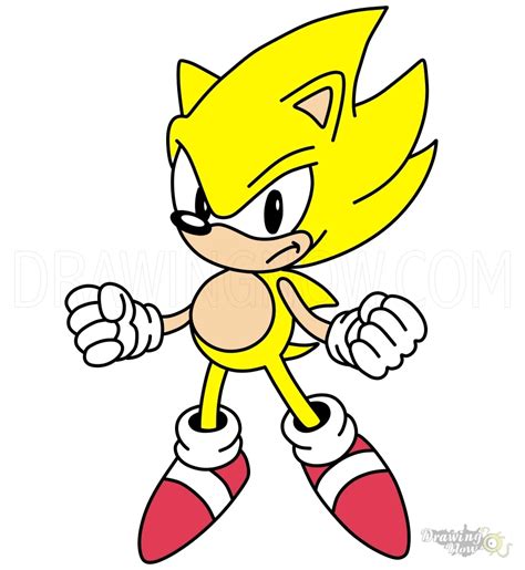 How To Draw Super Sonic Drawingnow