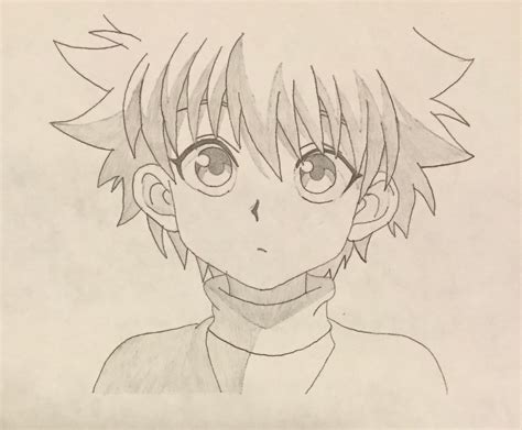 Killua Drawing Hunterxhunter