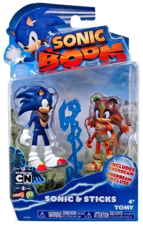 Sonic The Hedgehog Sonic Boom Sonic Sticks 3 Action Figure 2 Pack Tomy