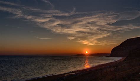 Seatown Sunset Sunset At Seatown Dorset From The Anchor Flickr