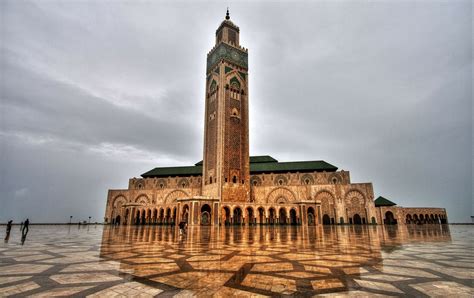Hassan II Mosque HD Wallpapers Background Images
