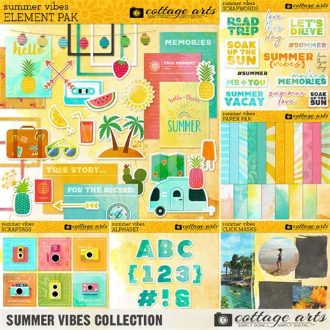 Summer Vibes Collection Digital Art