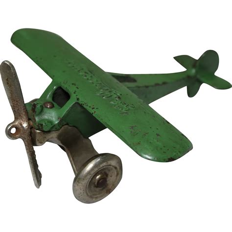 Circa 1929 1932 Arcade 5 34 Monocoupe Cast Iron Toy Airplane