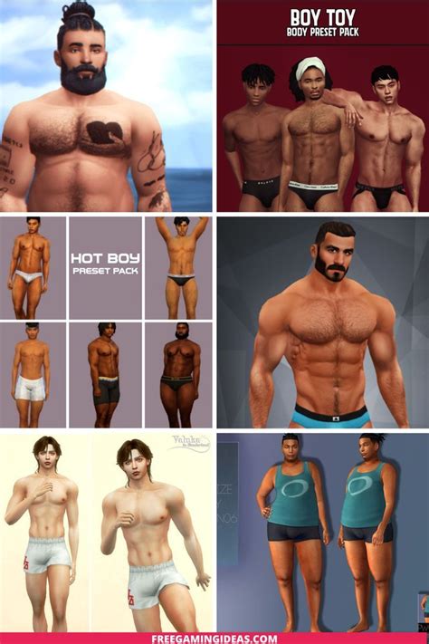 Stunning Sims Male Body Presets To Create An Attractive Sim Artofit