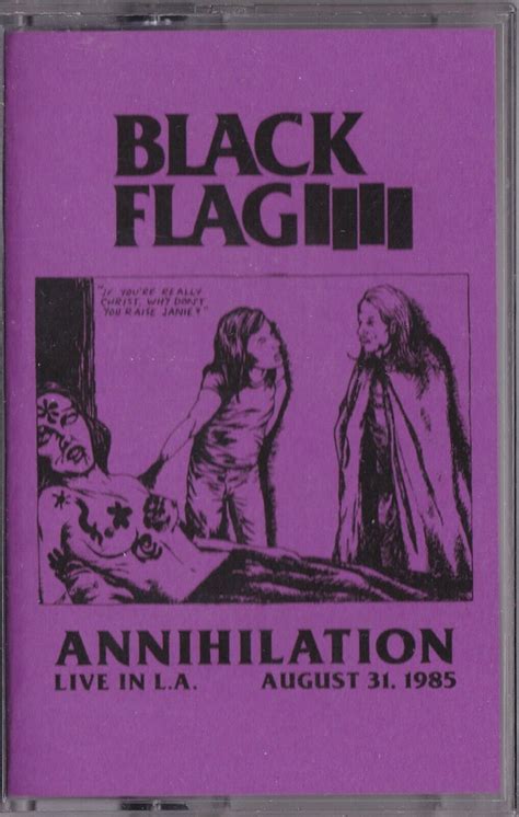 Black Flag Annihilation Live In La August 31 1985 Cassette