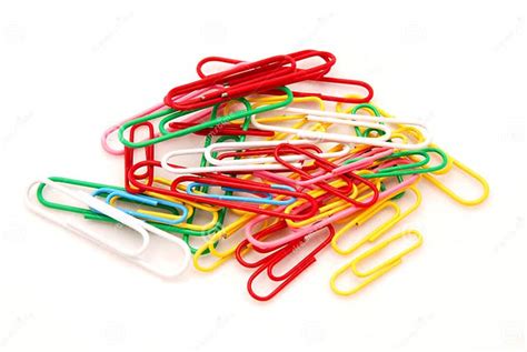 Colorful Paper Clips Stock Image Image Of Background 4411459